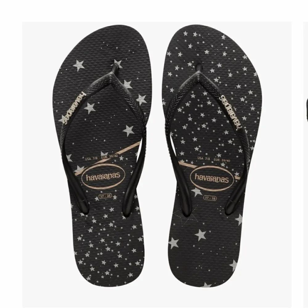 Havaianas Slim Metallic Print Flip Flop NEW